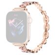 Leopard Print Band Apple Watch 49mm   45mm   44mm   42mmm Metal Strap - Rose Gold For Cheap