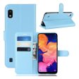 Alpha Samsung Galaxy A10 flip case - Baby Blue Hot on Sale