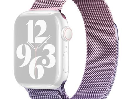 Apple Watch Series 41mm - 40mm - 38mm Watch Band Gradient Magnetic Strap - Pink+Lavender Online Hot Sale