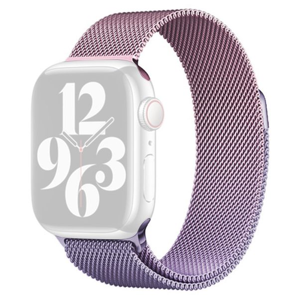 Apple Watch Series 41mm - 40mm - 38mm Watch Band Gradient Magnetic Strap - Pink+Lavender Online Hot Sale