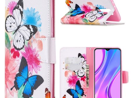 Wonderland Xiaomi Redmi 9 flip case - Butterfly on Sale