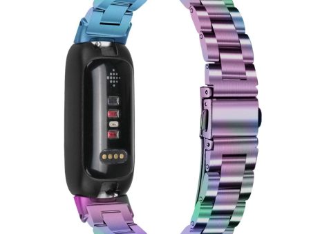 Fitbit Inspire 3 stainless steel bead style strap - Multi-color Online Sale