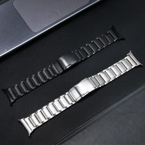 Samsung Galaxy Watch Ultra 47mm Replacement Band 3-Bead Titanium Alloy Watch Strap - Silver Online