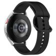 KALEBOL Huawei Watch GT 3 42mm   GT 3 Pro 43mm Silicone Watch Band 20mm Groove Design Strap - Black Online now