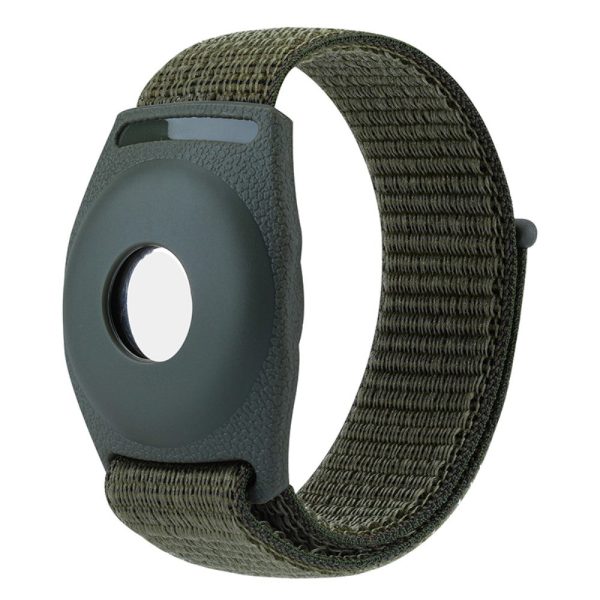 AirTags nylon loop strap for kids - Army Green For Discount