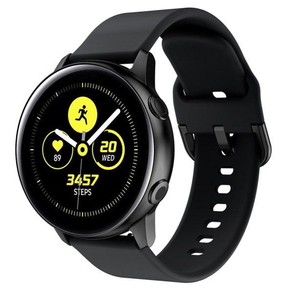 Samsung Galaxy Watch 5   4 silicone watch strap - Black Sale