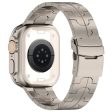 Apple Watch 49mm   45mm   44mm   42mm Band Titanium Metal Strap - Titanium Fashion