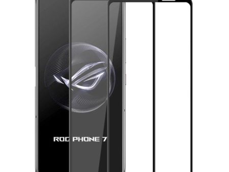 2 pcs AMORUS extra strong glass screen protector for Asus ROG Phone 7 5G Online now