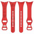 Google Pixel Watch   Pixel Watch 2 Carving Flower Pattern Watch Strap Replacement Silicone Band - Red on Sale