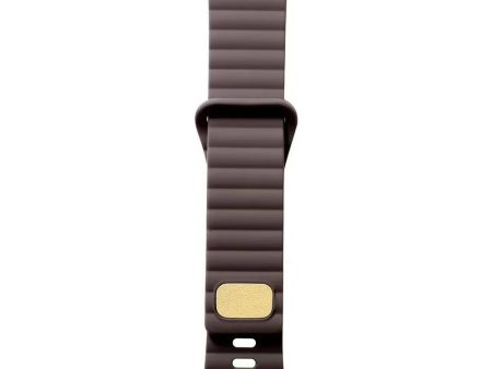 Apple Watch Series 41mm - 40mm - 38mm Strap Silicone Replacemnet Band - Coffee on Sale