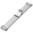 Garmin QuickFit 26mm   Garmin Fenix 7X   7X Pro   6X Stainless Steel Strap 3 Beads Watch Band - Silver Online Hot Sale