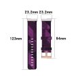 Fitbit Sense 2   Versa 4 nylon watch strap - Light Purple on Sale