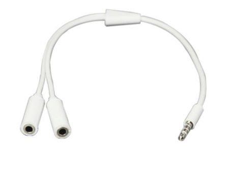 3.5mm 1 Male to Femaler Audio Split Cable Supply