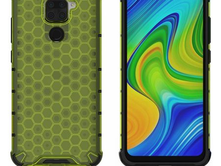 Bofink Honeycomb Xiaomi Redmi Note 9 case - Green Cheap