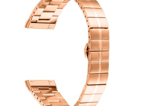 Fitbit Versa 4   Sense 2 Stainless Steel Watch Strap Wrist Band Replacement - Rose Gold Online Sale