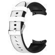 Silicone PU Leather Watch Band for Samsung Galaxy Watch - White For Cheap