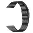 Huawei Watch GT Stainless Steel Watch Band Stylish 22mm Replacement Wrist Strap - Black Fashion