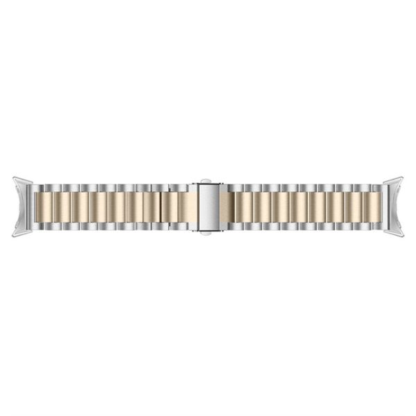 Google Pixel Watch elegant 316 stainless steel watch strap - Silver   Champagne Gold Hot on Sale