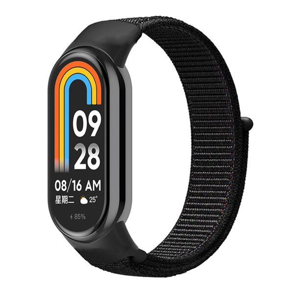 HAT PRINCE Xiaomi Smart Band 8 nylon strap with screen protector - Black Discount