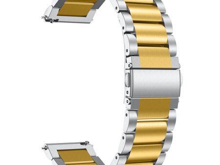 Amazfit GTS   GTR 42mm stainless steel watch strap - Gold   Silver Hot on Sale