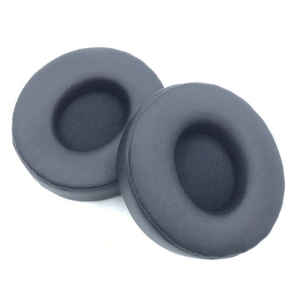 Beats Solo Pro leather cushion pad - Black Fashion