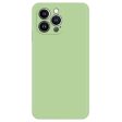 Beveled anti-drop rubberized cover for iPhone 14 Pro Max - Green Discount