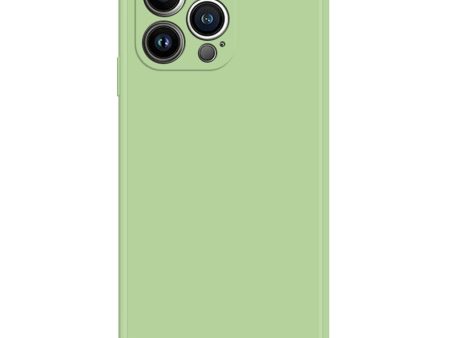 Beveled anti-drop rubberized cover for iPhone 14 Pro Max - Green Discount