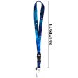 Universal starry sky style lanyard - Dark Blue Nebula For Sale