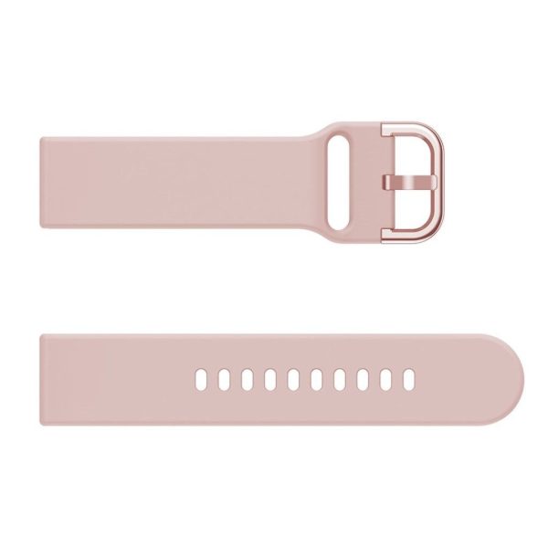 Samsung Galaxy Watch 3 (45mm) simple silicone watch band - Pink For Cheap