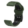 Garmin Fenix 7X dual color silicone watch strap - Army Green   Black Online now