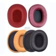 1 Pair Skullcandy Crusher 3.0 leather earpads - Wine Red Hot on Sale