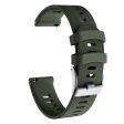 Garmin Vivomove   Forerunner 245 Music   645 Music silicone watch band - Army Green Online now