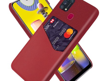 Bofink Samsung Galaxy M31 Card cover - Red Online