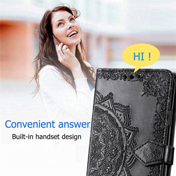 Mandala Sony Xperia 5 V leather case - Black For Discount