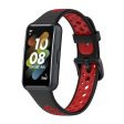 Huawei Band 7 dual color watch strap - Black   Red Online Sale