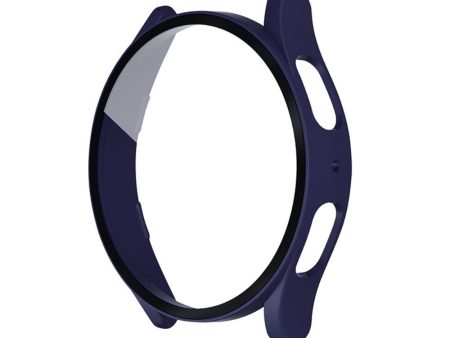 Samsung Galaxy Watch 5 (44mm)   4 (44mm) protective cover with tempered glass - Midnight Blue Hot on Sale