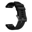 Garmin Fenix 5 durable silicone watch band - Black For Discount