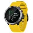 Garmin Forerunner 645 twill silicone watch band - Yellow Hot on Sale