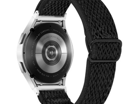 Samsung Galaxy Watch 5   5 Pro   4 nylon watch strap - Black Sale