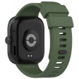 Xiaomi Redmi Watch 4   Smart Band 8 Pro Watch Band Silicone Strap Replacement - Dark Green Discount