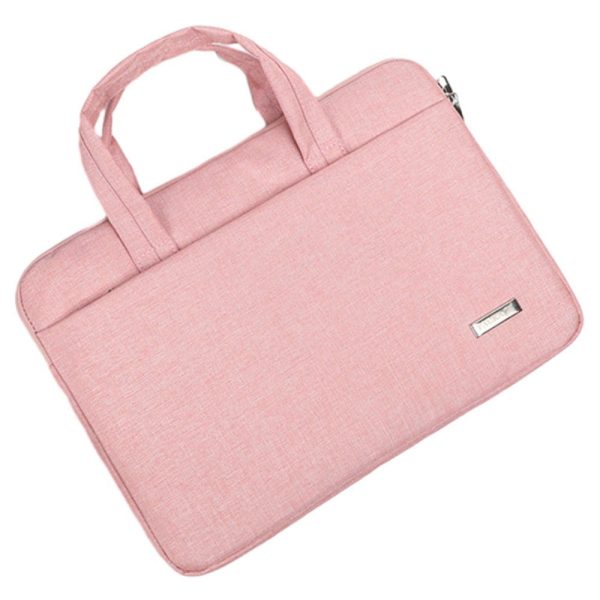 173 15-15.6   Laptop Handbag Oxford Cloth Notebook Carrying Bag Bussiness Carrying Handbag - Pink Online Sale