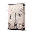 Amazon Kindle Paperwhite 4 (2018) patterned leather flip case - Eiffel Tower Supply