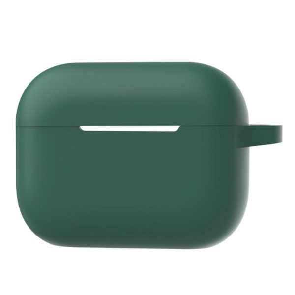 AirPods Pro 2 silicone case with ring buckle - Dark Green Online Hot Sale