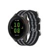 Garmin Forerunner 255S nylon watch strap - Black   Grey   Black   Grey   Black Cheap