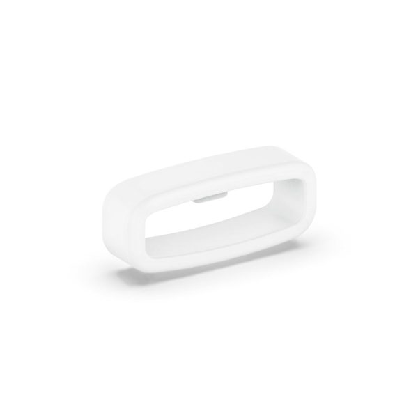 18mm Universal silicone strap loop - White Discount