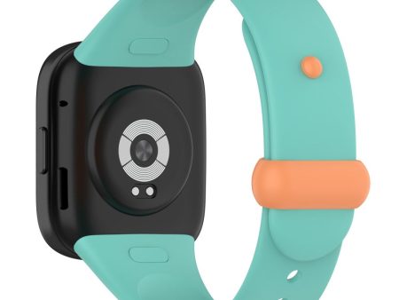 Xiaomi Redmi Watch 3 silicone strap - Cyan   Orange Fashion