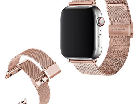 Apple Watch Series 5 40mm milanese stainless steel watch band - Rose Gold Supply