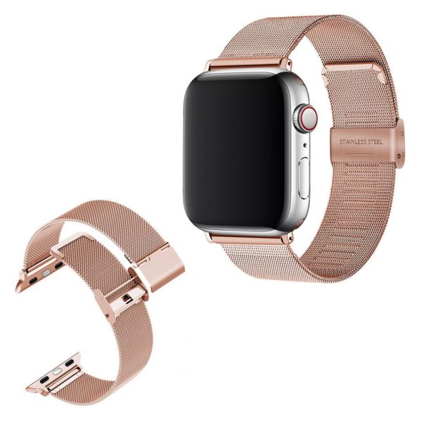 Apple Watch Series 5 40mm milanese stainless steel watch band - Rose Gold Supply