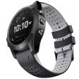 KALEBOL KLB-SSPWGJ-001 For Garmin Fenix 6X   Fenix 7X   Instinct 2X Watchband QuickFit 26mm Silicone Watch Bracelet - Black+Grey Cheap