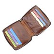 GUBINTU Universal multi-slots retro style genuine leather wallet Online now